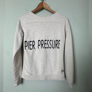 Scotch & Soda Pier Pressure Embroidered Crewneck‎ Sweatshirt Size Small